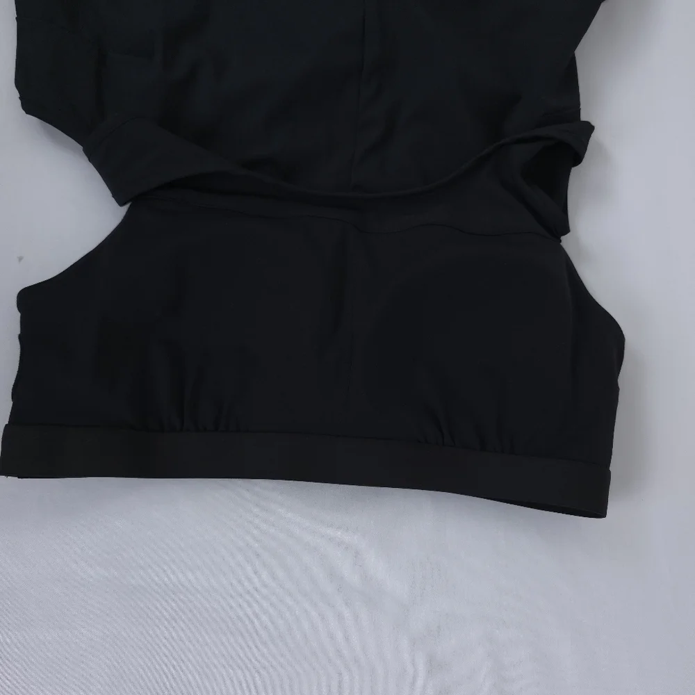Halara Breezeful Backless Racerback Side Pocket High Low Flowy Midi Quick Dry - Picture 8 of 8